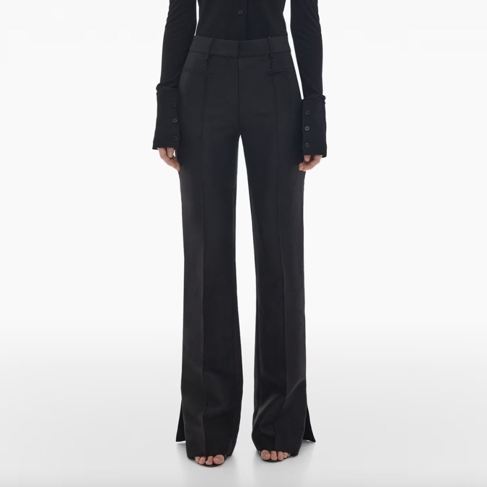 Helmut Lang - Slit Flare Pants - US 6